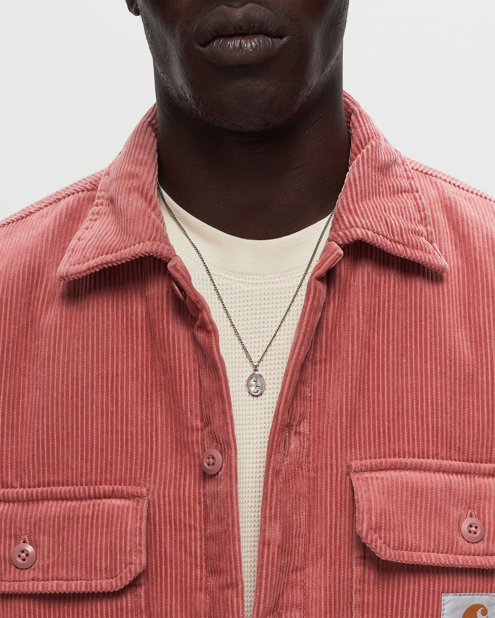 Silver Rose Necklace