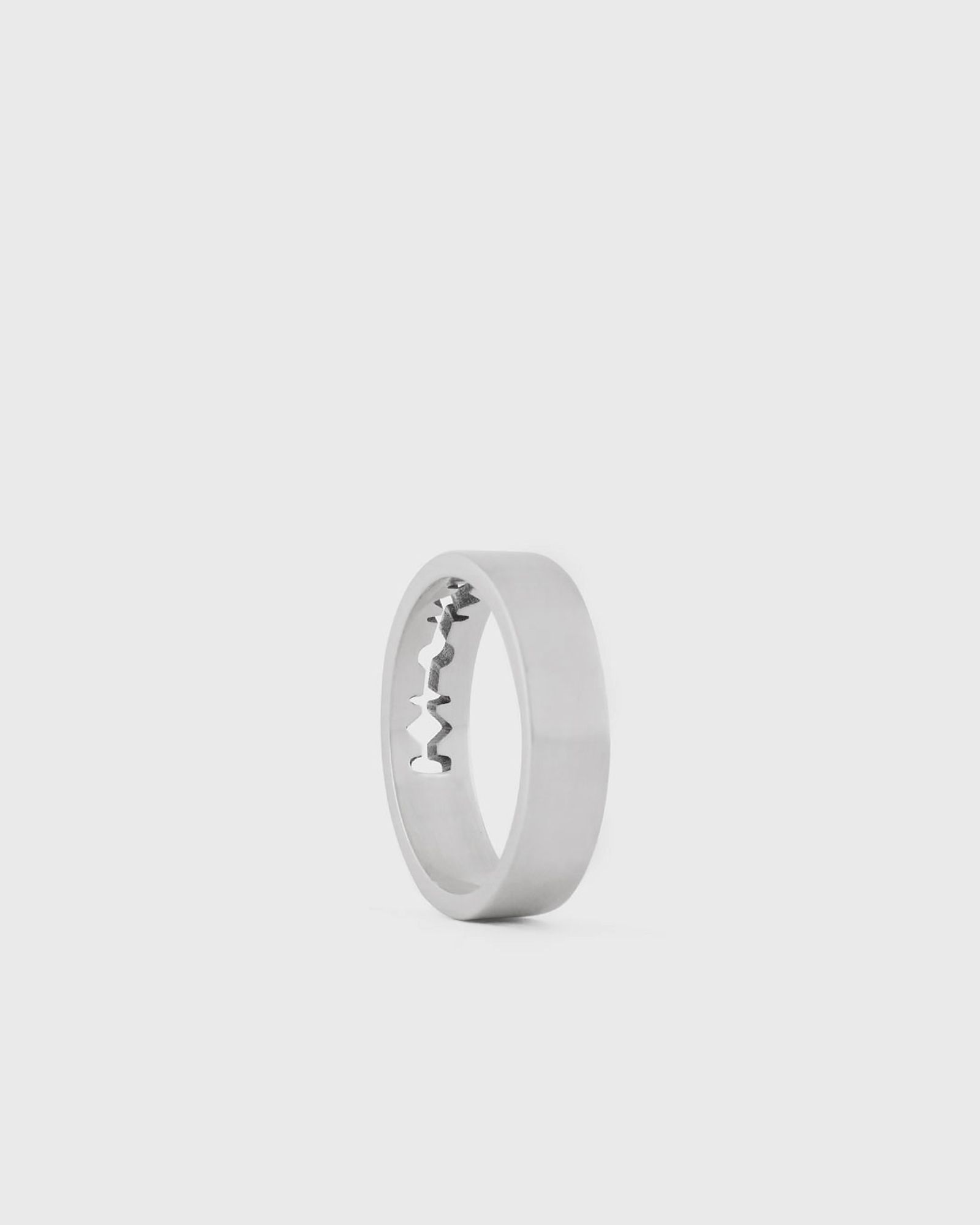 Silver Razor Ring