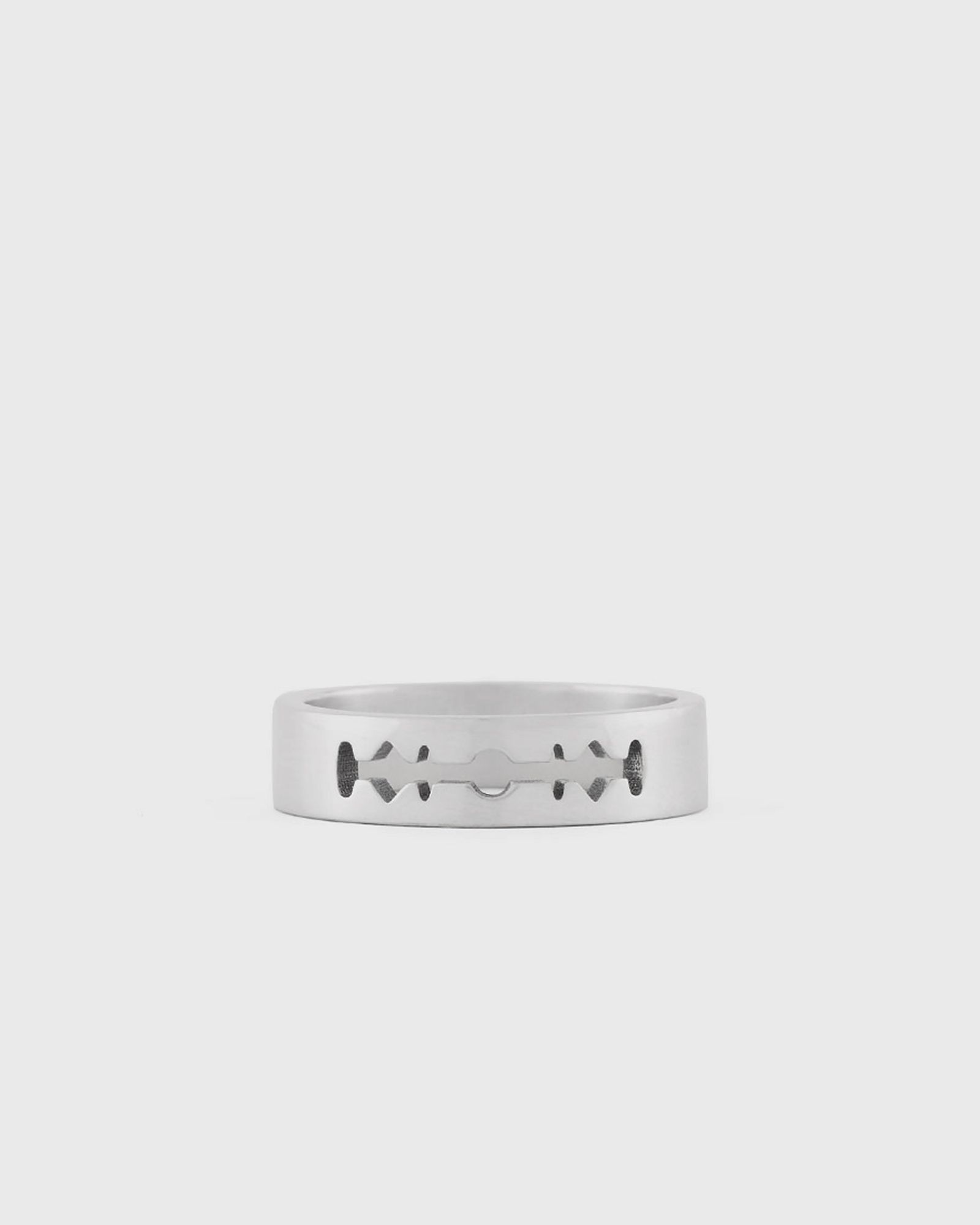 Silver Razor Ring