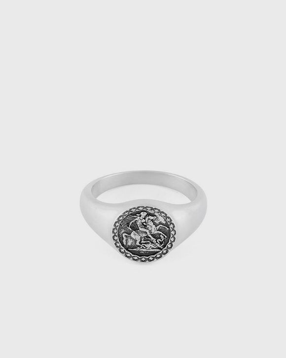 Silver St George Ring