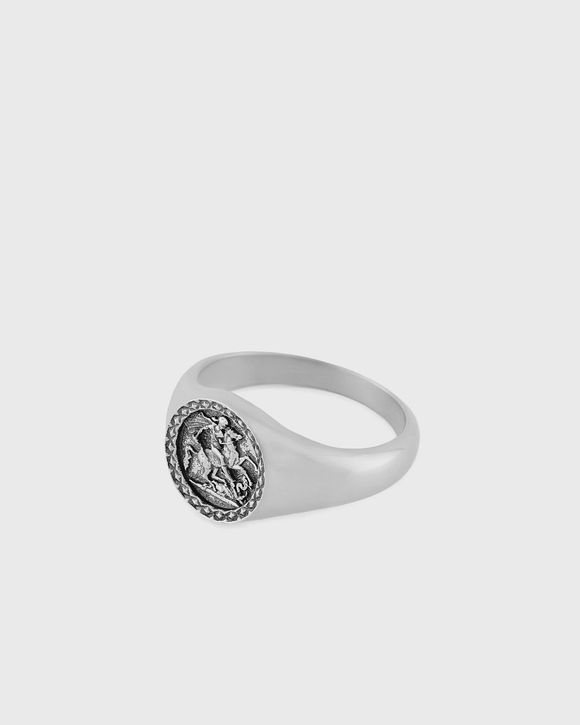 Silver St George Ring