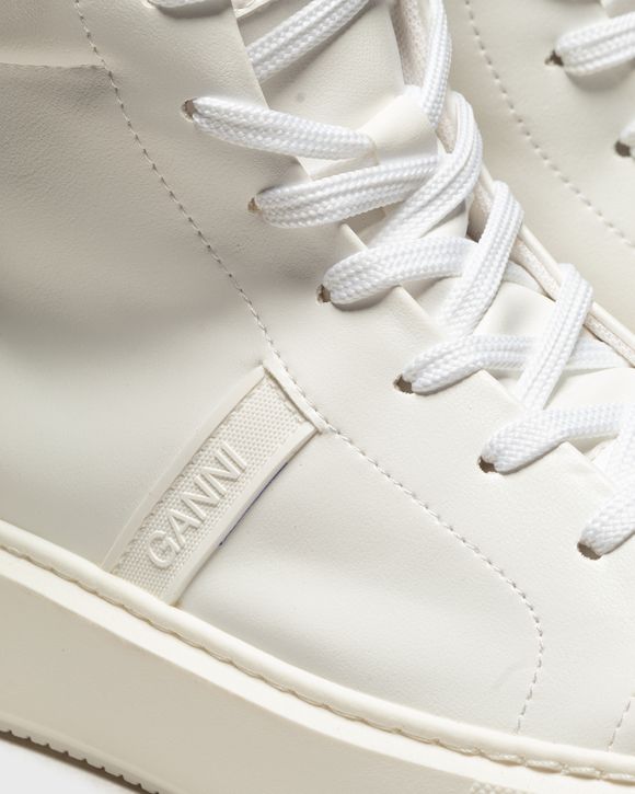 GANNI｜SNEAKERS (SPORTY MIX HIGH TOP SNEAKERS (S2026 135 Ganni Sporty Mix Cupsole High Top Sneaker White | BSTN Store