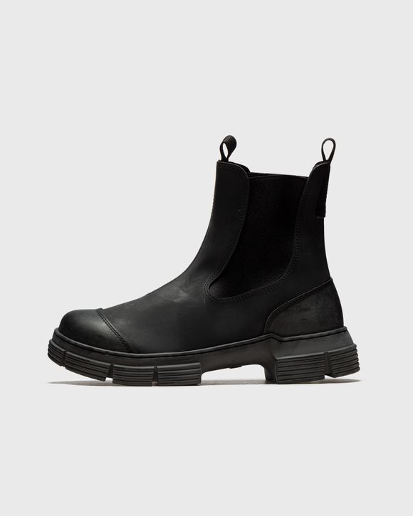 Ganni Recycled Rubber City Boot Black - BLACK