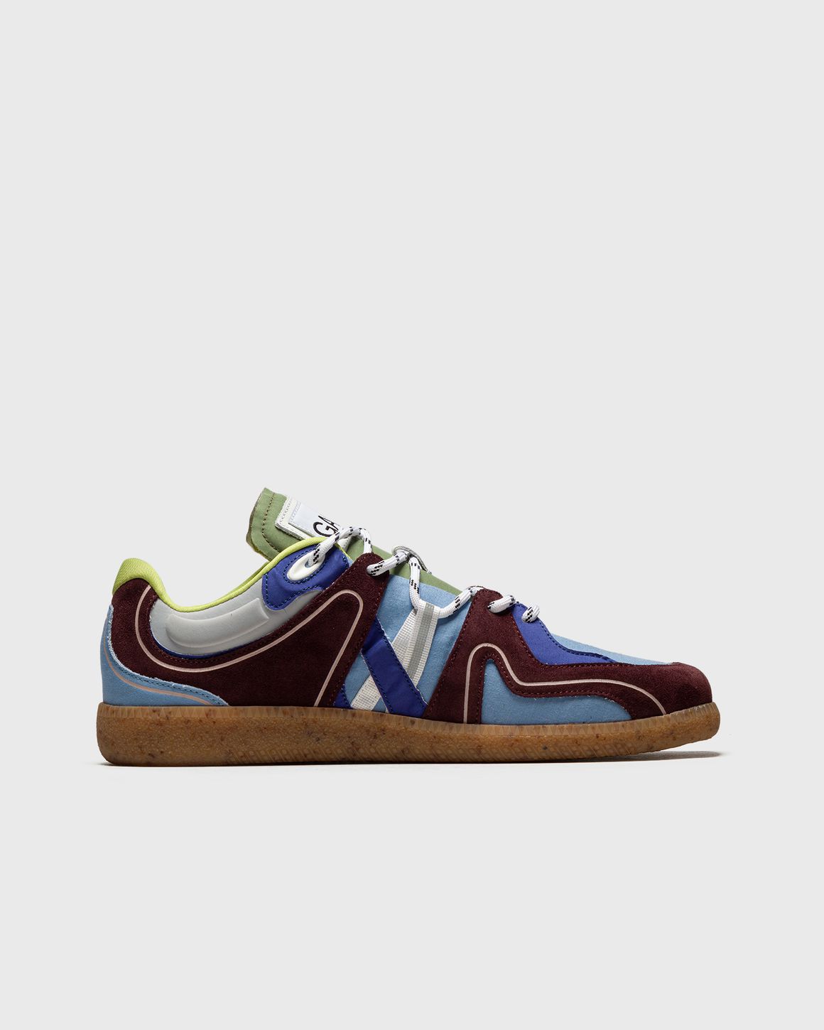 スニーカー Ganni FW25 GANNI Sneakers Blue (S3084 565) Light Blue Vintage 08 Denim Raw Edge Sneakers | GANNI US