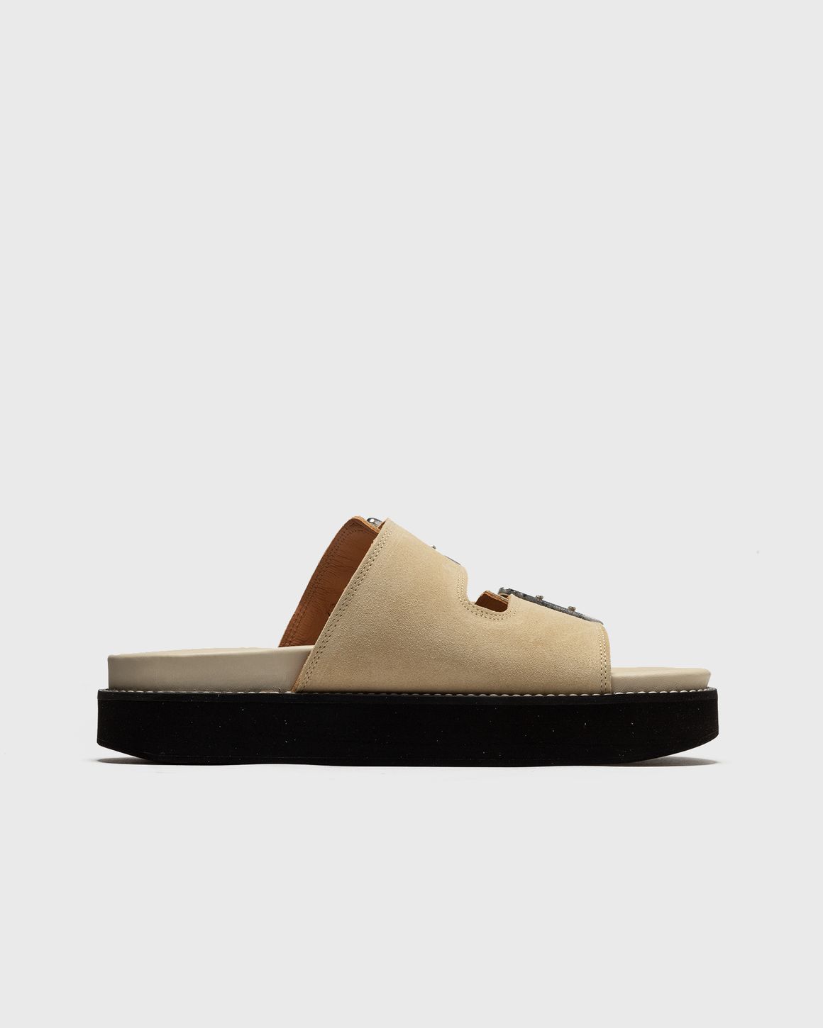 BUCKLE 【GANNI】SUEDE FEMININE MULES