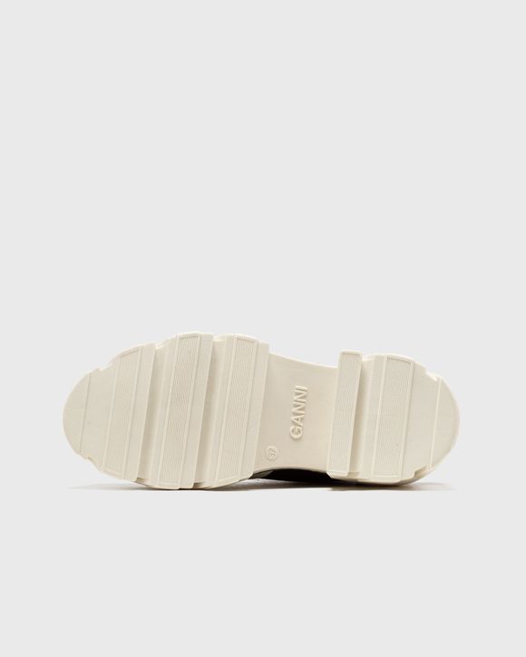 Cleated Heeled Slingback Sandal Textile