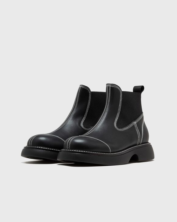 Ganni Everyday Low Chelsea Boot Black - BLACK