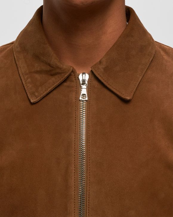 VICTOR ITALIAN GOAT SUEDE LEATHER JACKET