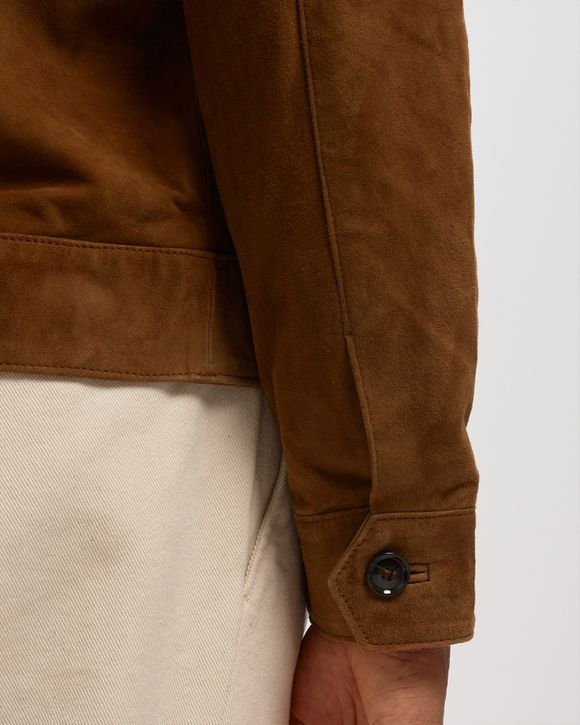 VICTOR ITALIAN GOAT SUEDE LEATHER JACKET