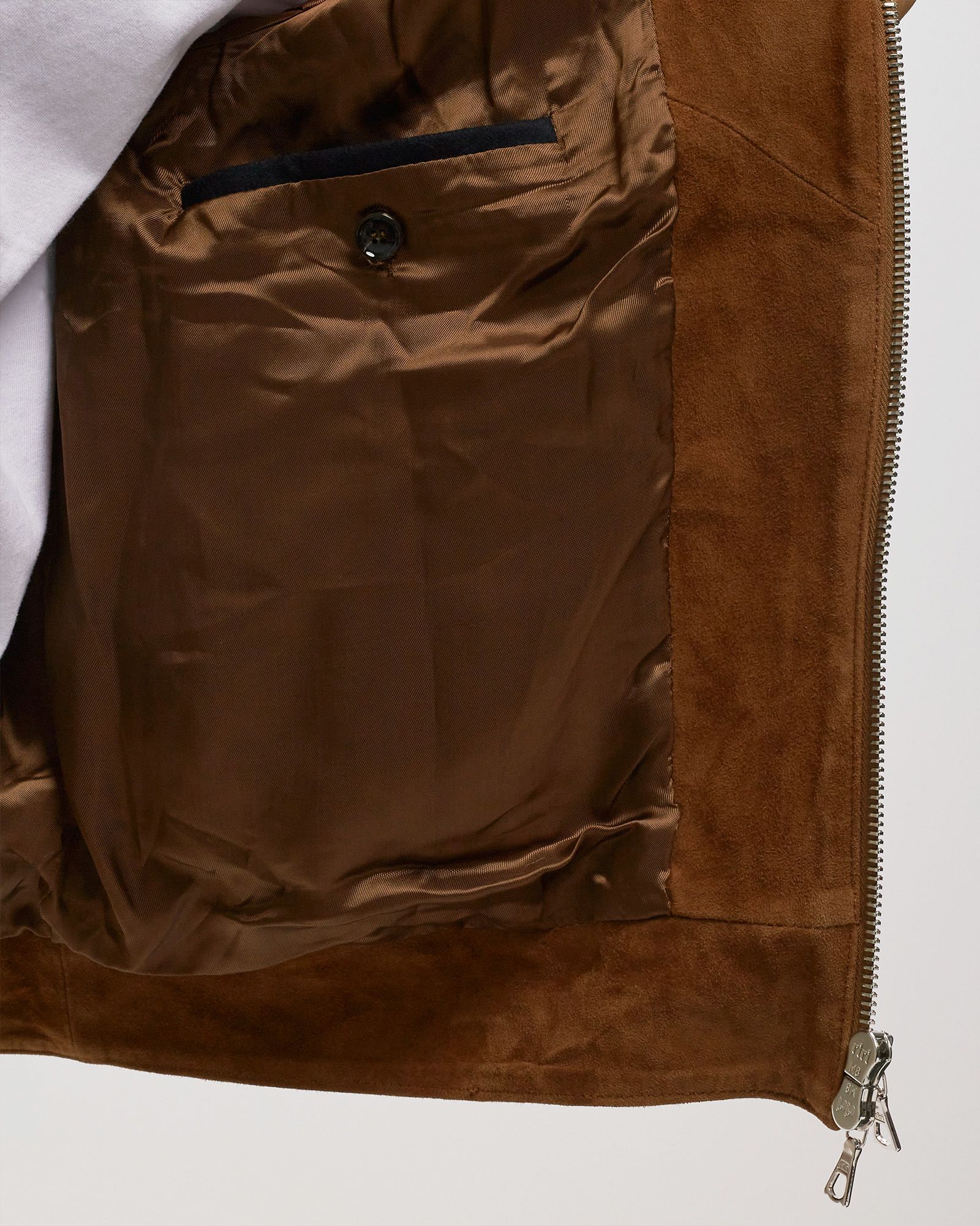 VICTOR ITALIAN GOAT SUEDE LEATHER JACKET