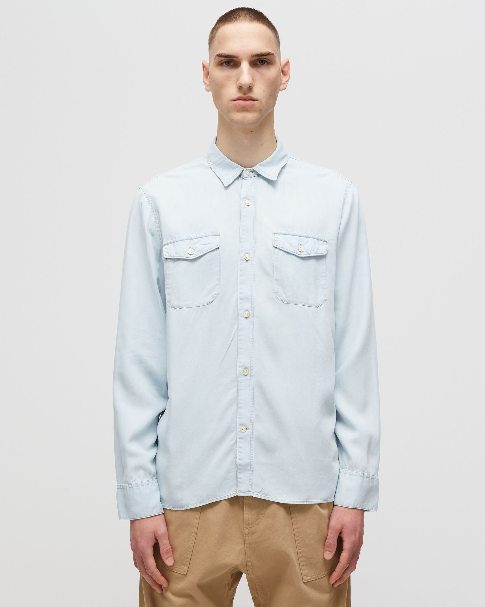 AMAR SHIRT INDIGO LIGHT TENCEL