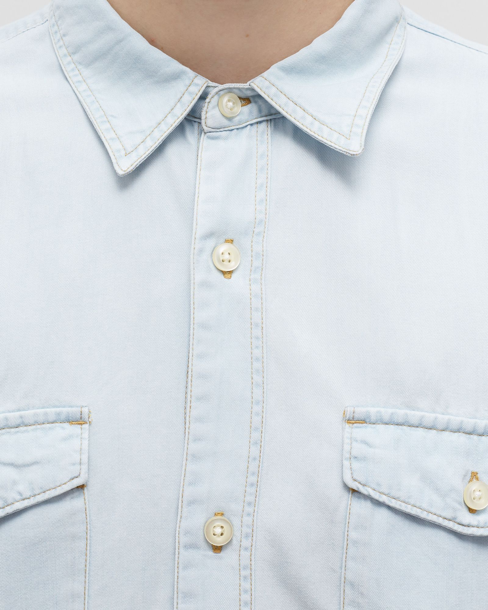 AMAR SHIRT INDIGO LIGHT TENCEL