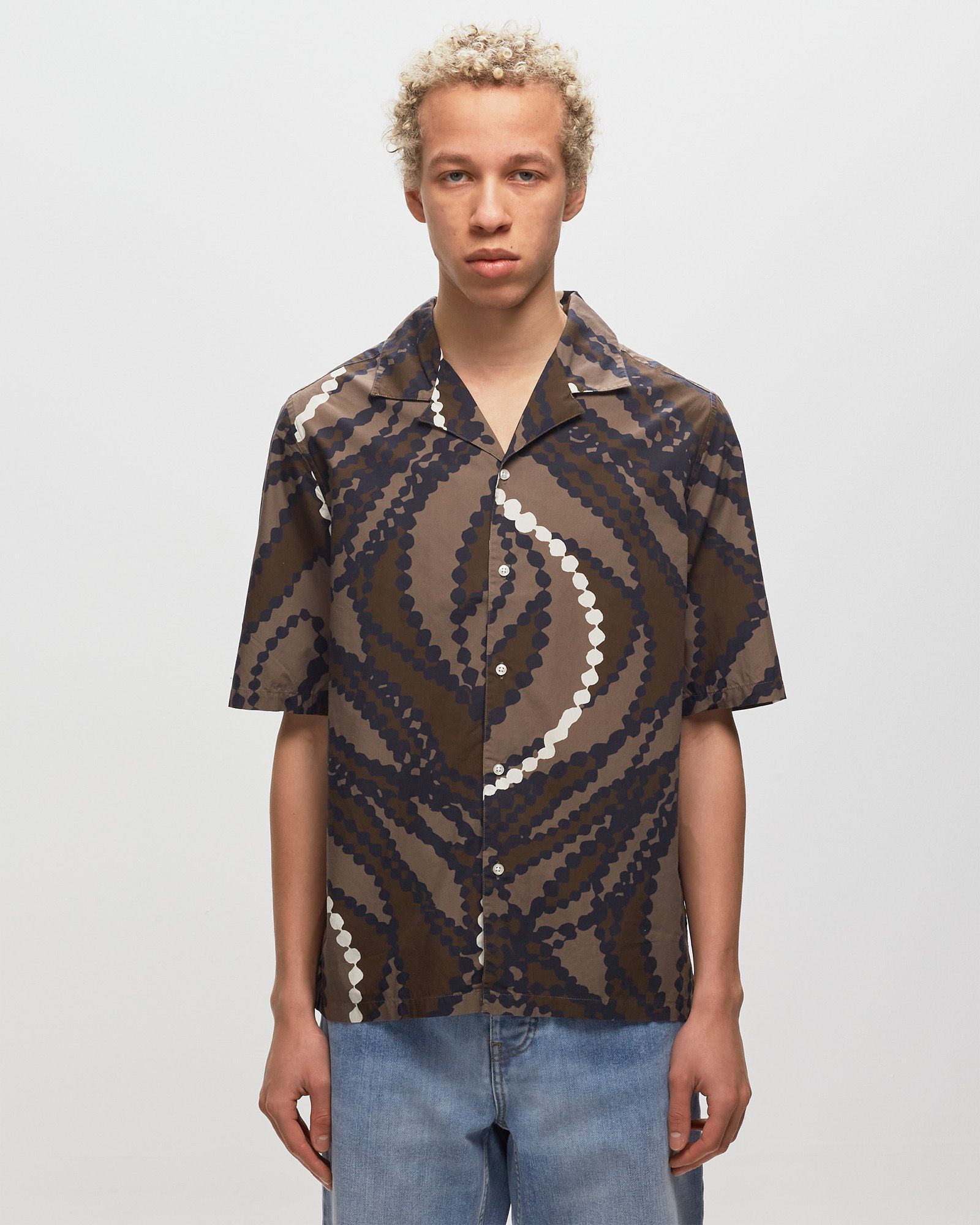 EREN SHORTSLEEVE SHIRT ITL CO KNOT PRINT
