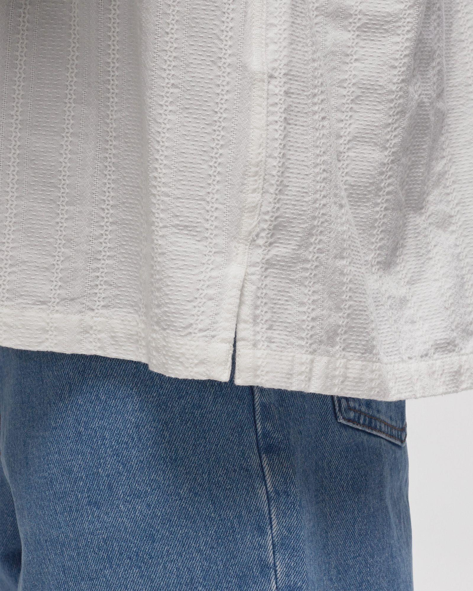 EREN SHORTSLEEVE SHIRT JAP COTTON LACE