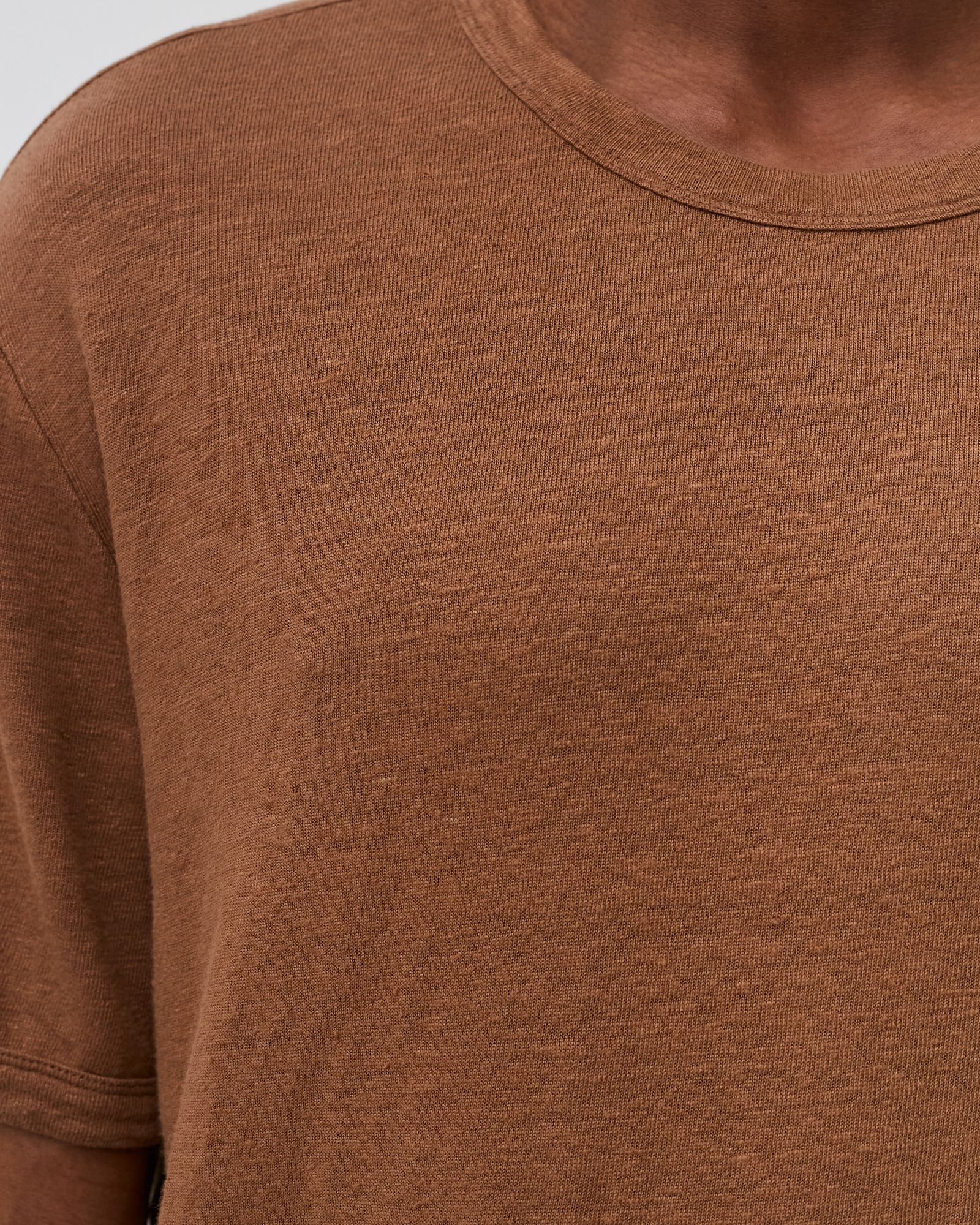 TEE PIECE DYED FR LINEN