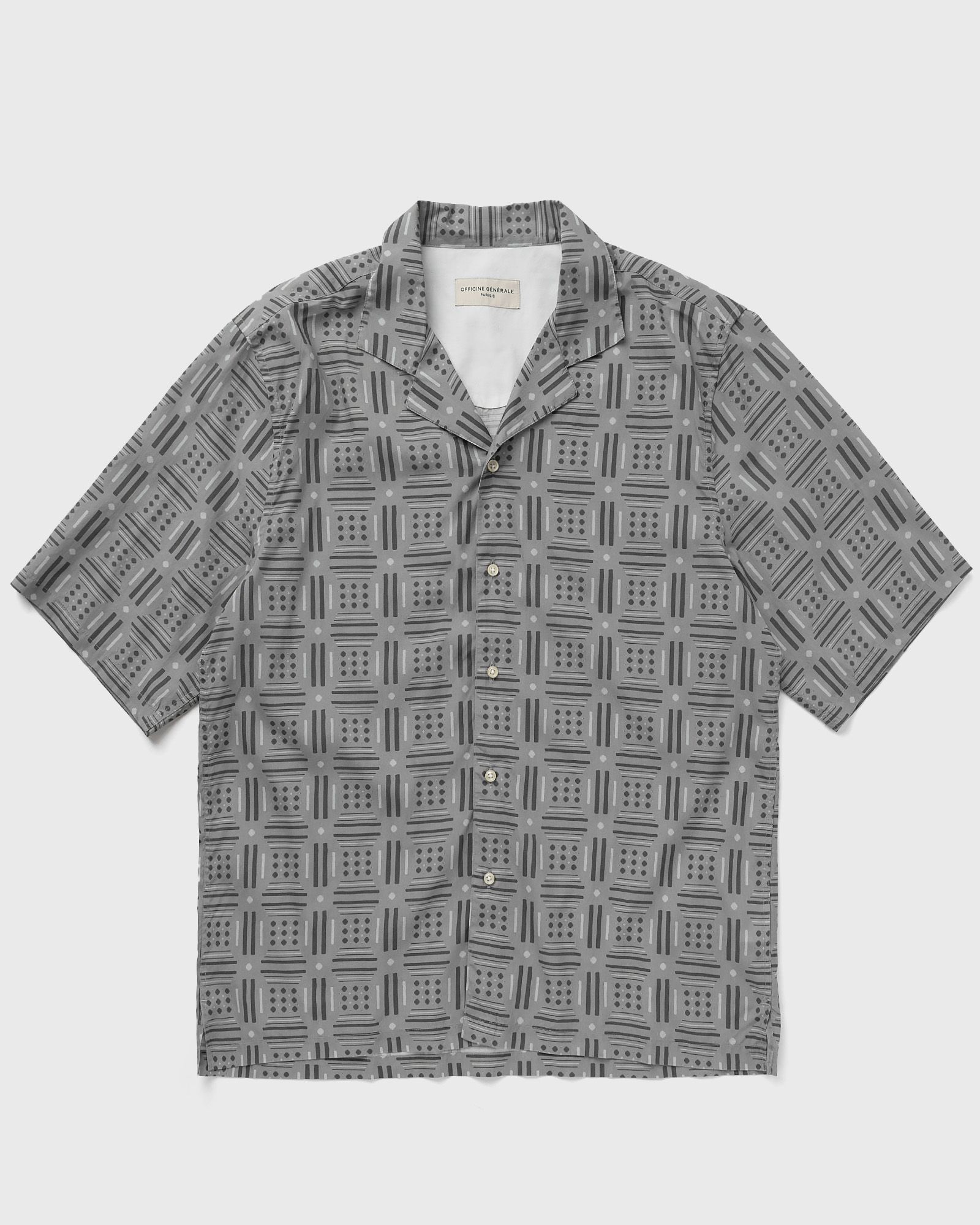 EREN SS ITL CLY CO GEOME PRINT SHIRT