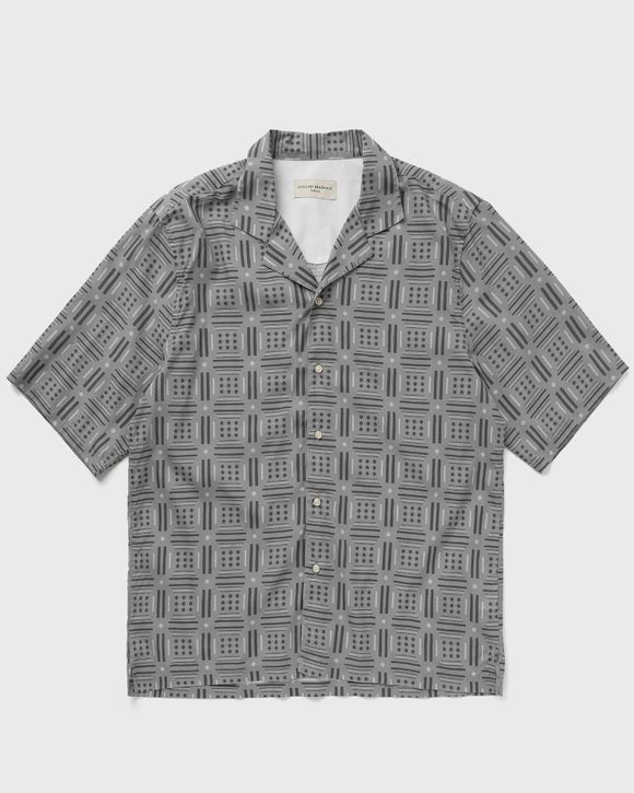 Officine Générale EREN SS ITL CLY CO GEOME PRINT SHIRT Grey | BSTN Store