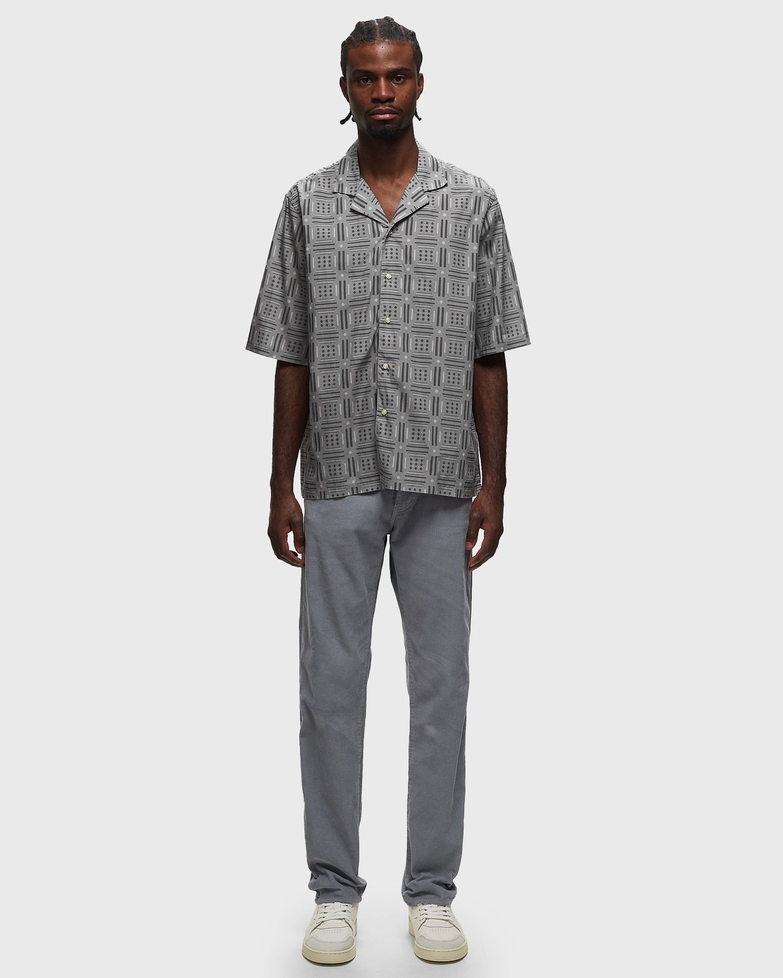 EREN SS ITL CLY CO GEOME PRINT SHIRT