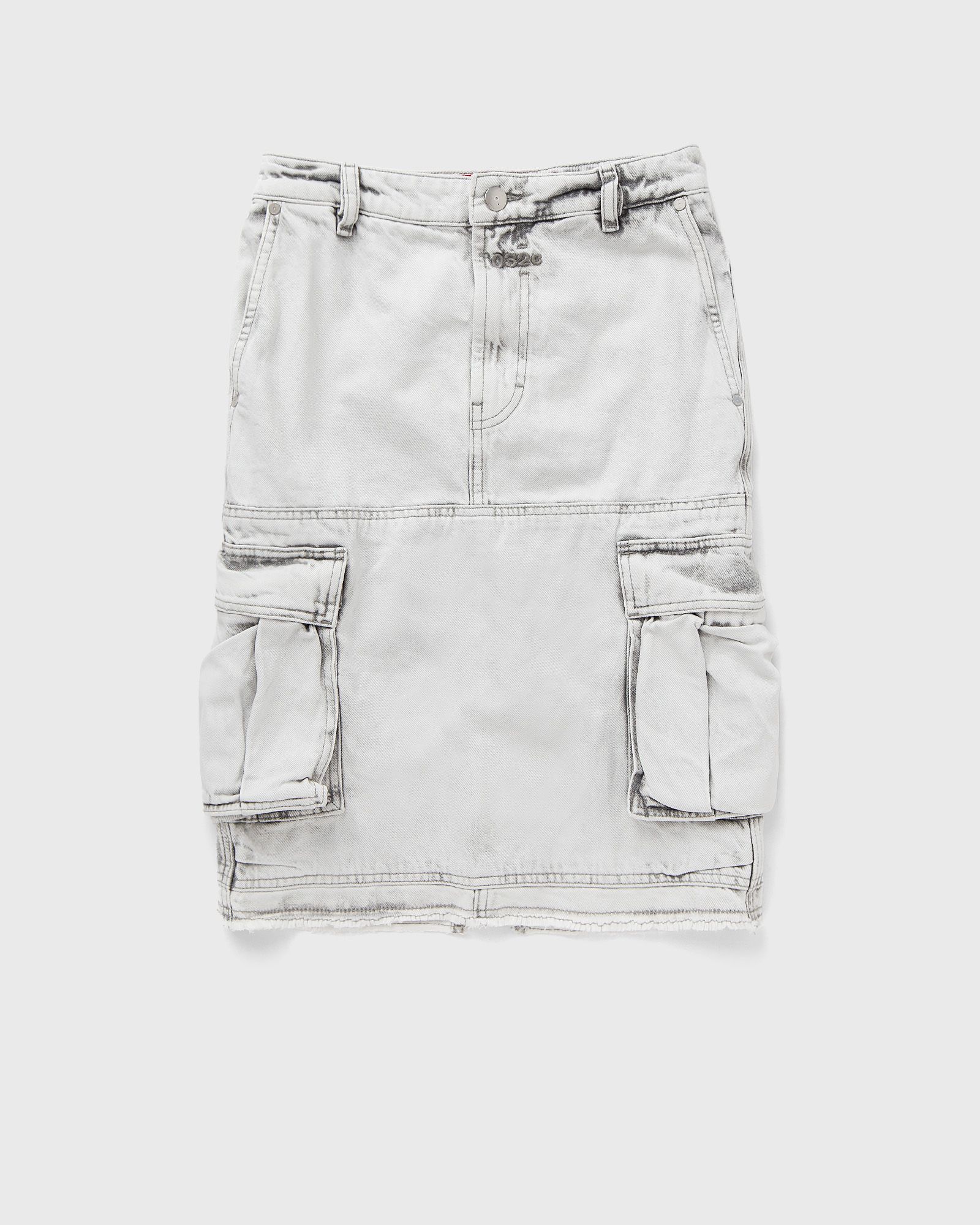 WMNS MY OWN MIND FRAYED DENIM SKIRT
