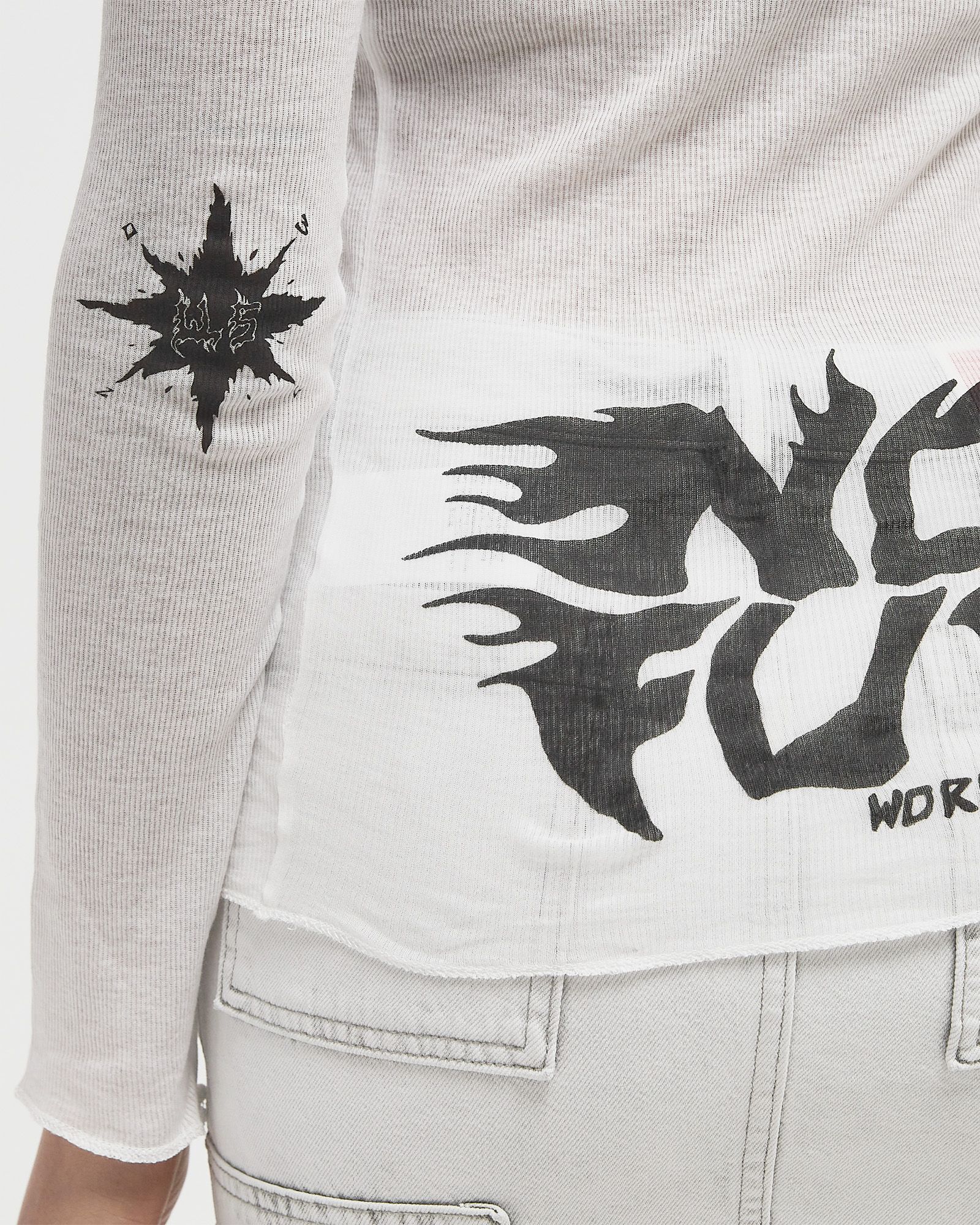 WMNS BLACK SUN FINE RIB LONGSLEEVE