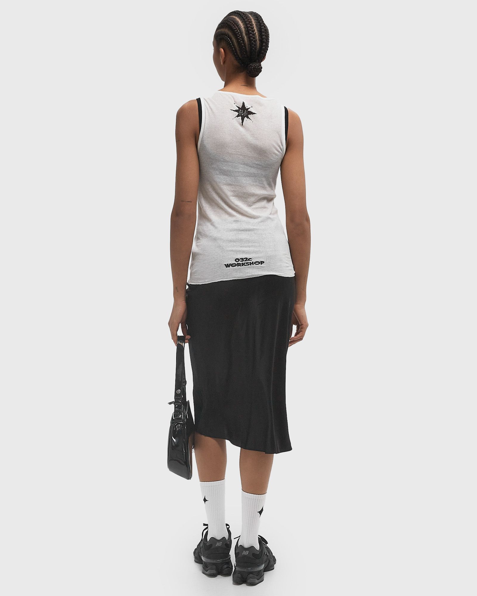 032c WMNS BLACK SUN FINE RIB TANK TOP White | BSTN Store