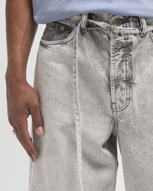 032c DOWN TO EARTH WIDE LEG JEANS Grey | BSTN Store