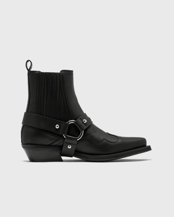 【関税＆送料込み】Ganni Stivale Chelsea Western Fitted Ganni Fitted Chelsea Western Boot Black | BSTN Store