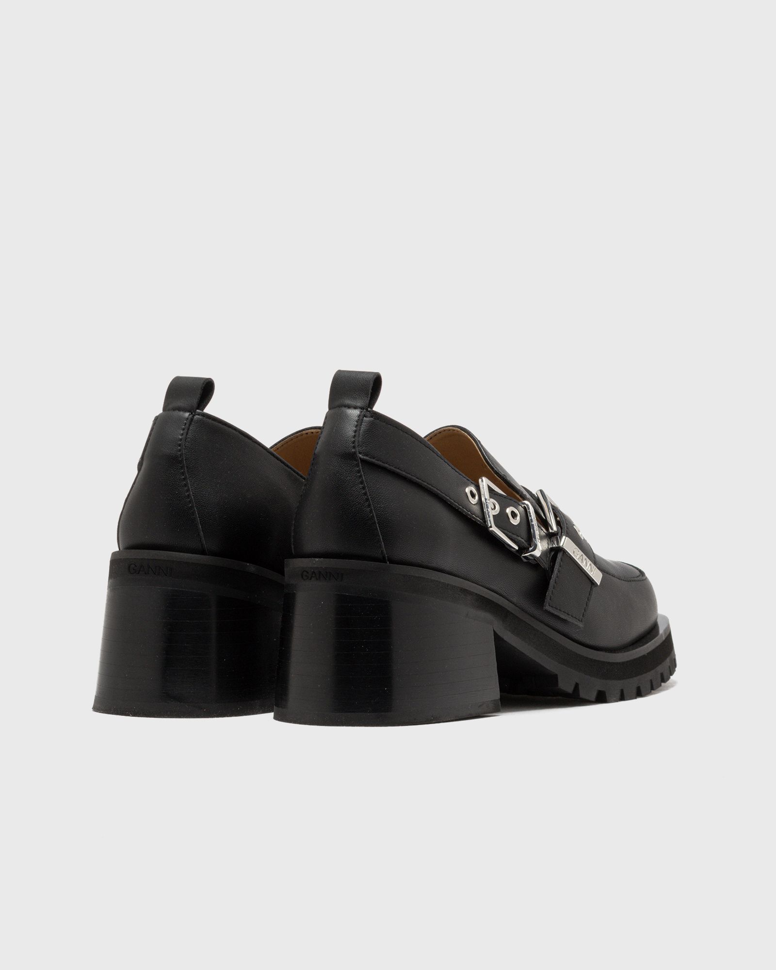 Feminine Buckle Platform Loafer