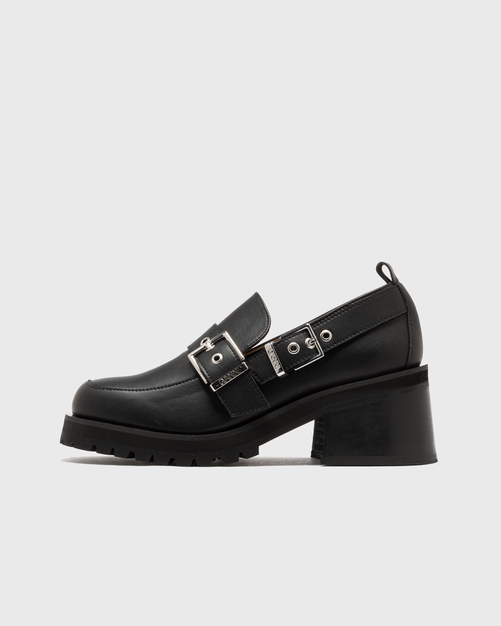Feminine Buckle Platform Loafer