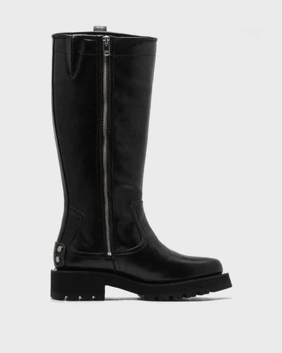 【関税＆送料込み】Ganni Butterfly Boots Black Hiking boots with logo Ganni - Fogachine Slip-On