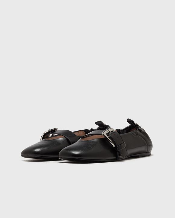 フラットシューズ Ganni Butterfly Ballerinas - Ganni - Synthetic - Black GANNI leather ballet flats Everyday Butterfly Mary Jane