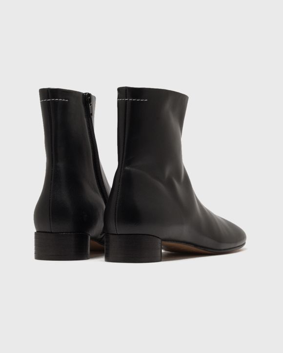 ブーツその他 MM6 Maison Margiela BOOTS (S59WW0110P5000 T8013) MM6 Maison Margiela knee-high Leather Boots | Black | FARFETCH