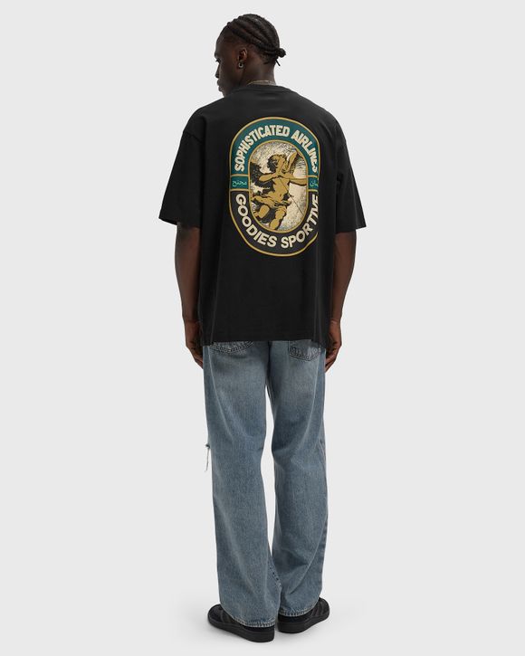 SOPHISTICATED AIRLINES BLACK TEE