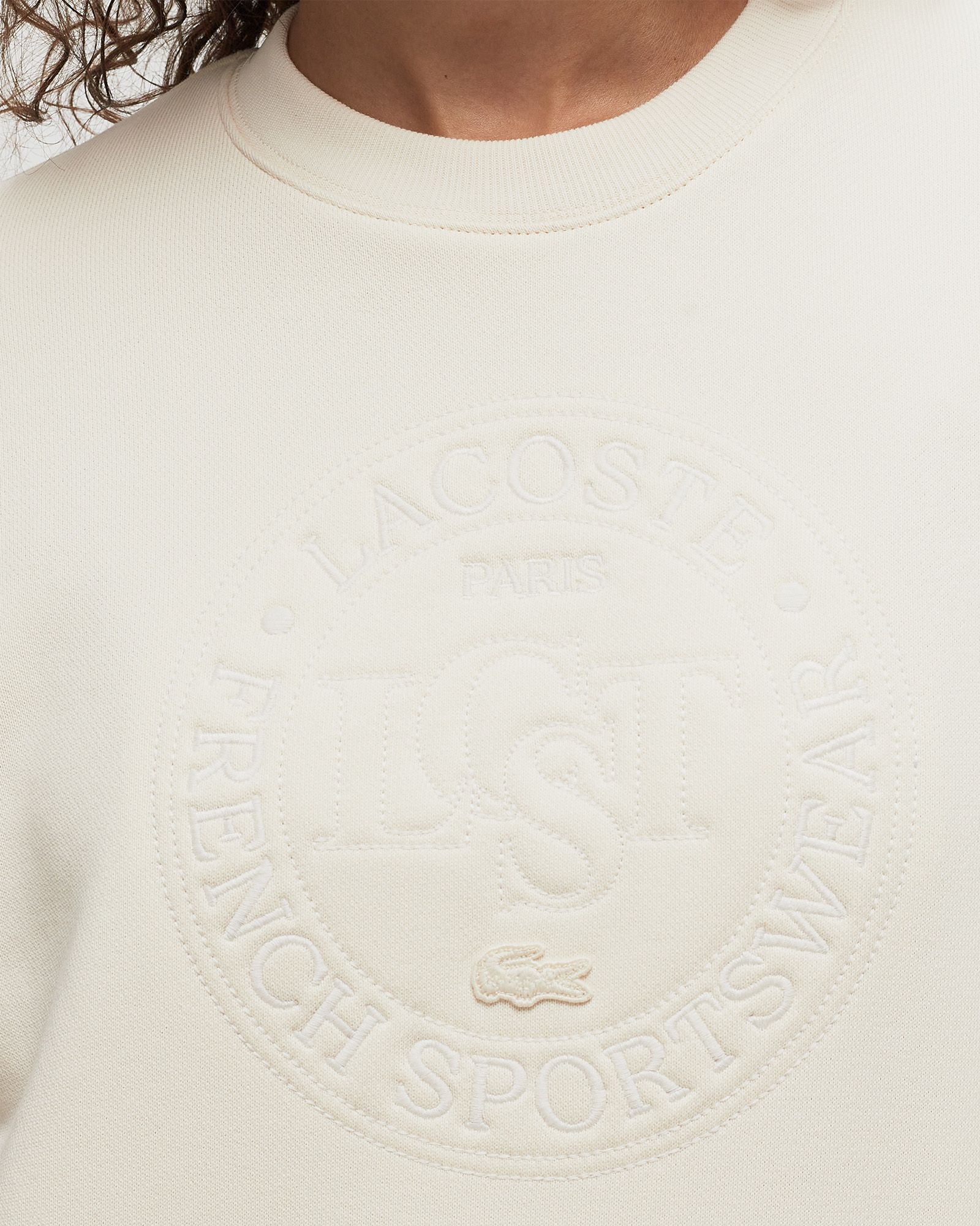 EMBROIDERED FLEECE SWEATSHIRT