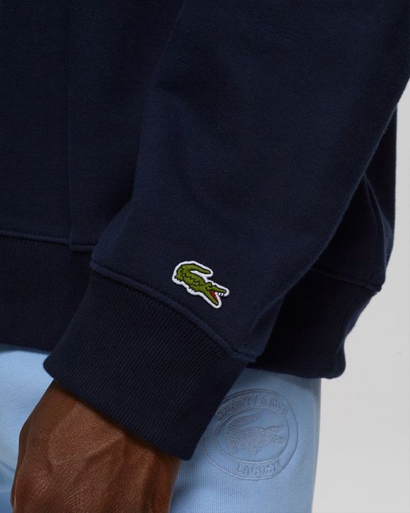 Lacoste Crew Neck Jumper Navy - Lacoste At 80s Casual Classics