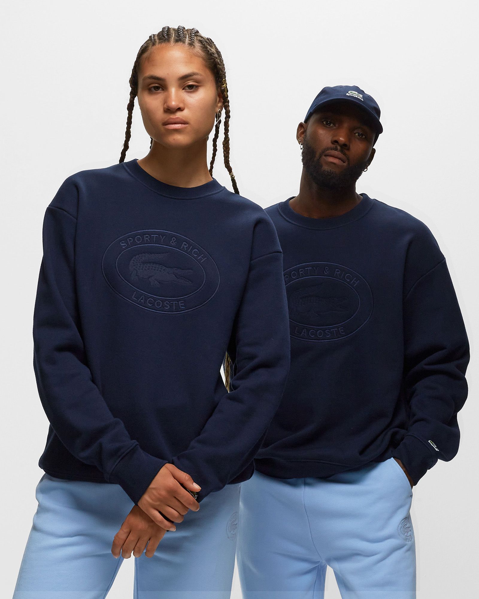 Lacoste Oval Logo Embroidered Crewneck