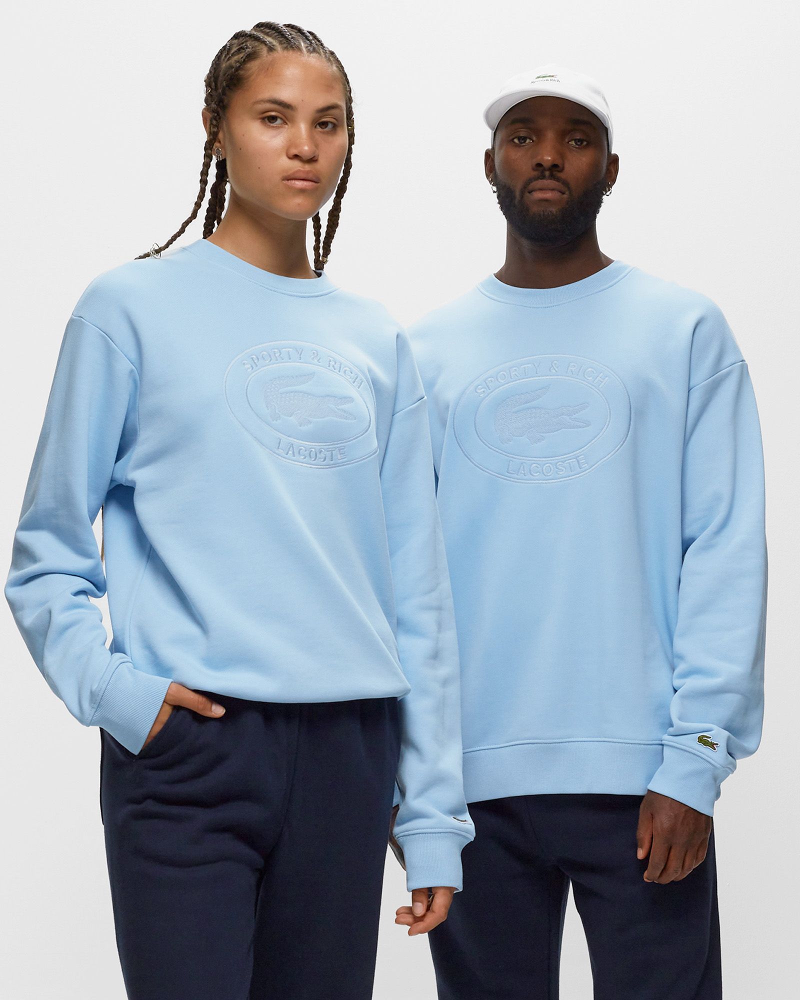 Lacoste Oval Logo Embroidered Crewneck
