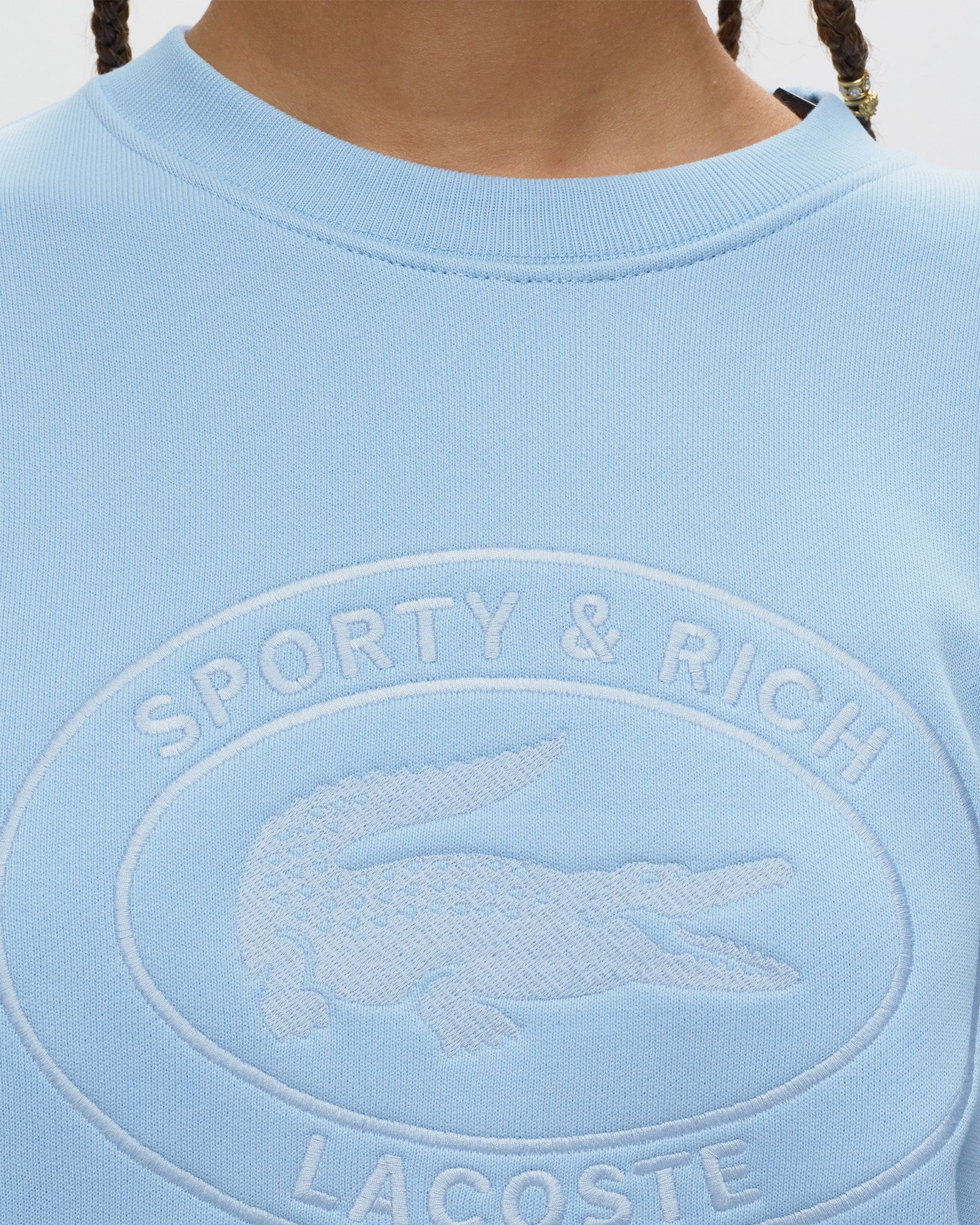 Lacoste Oval Logo Embroidered Crewneck