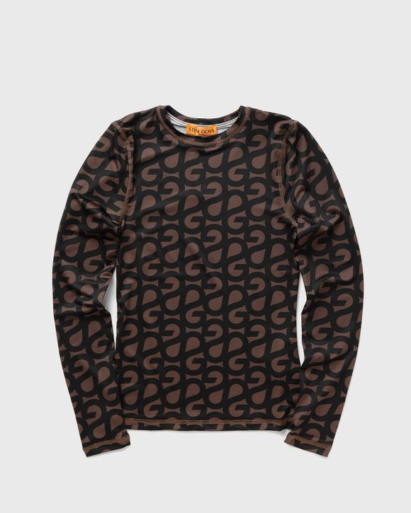 Elastic Long Sleeve Top