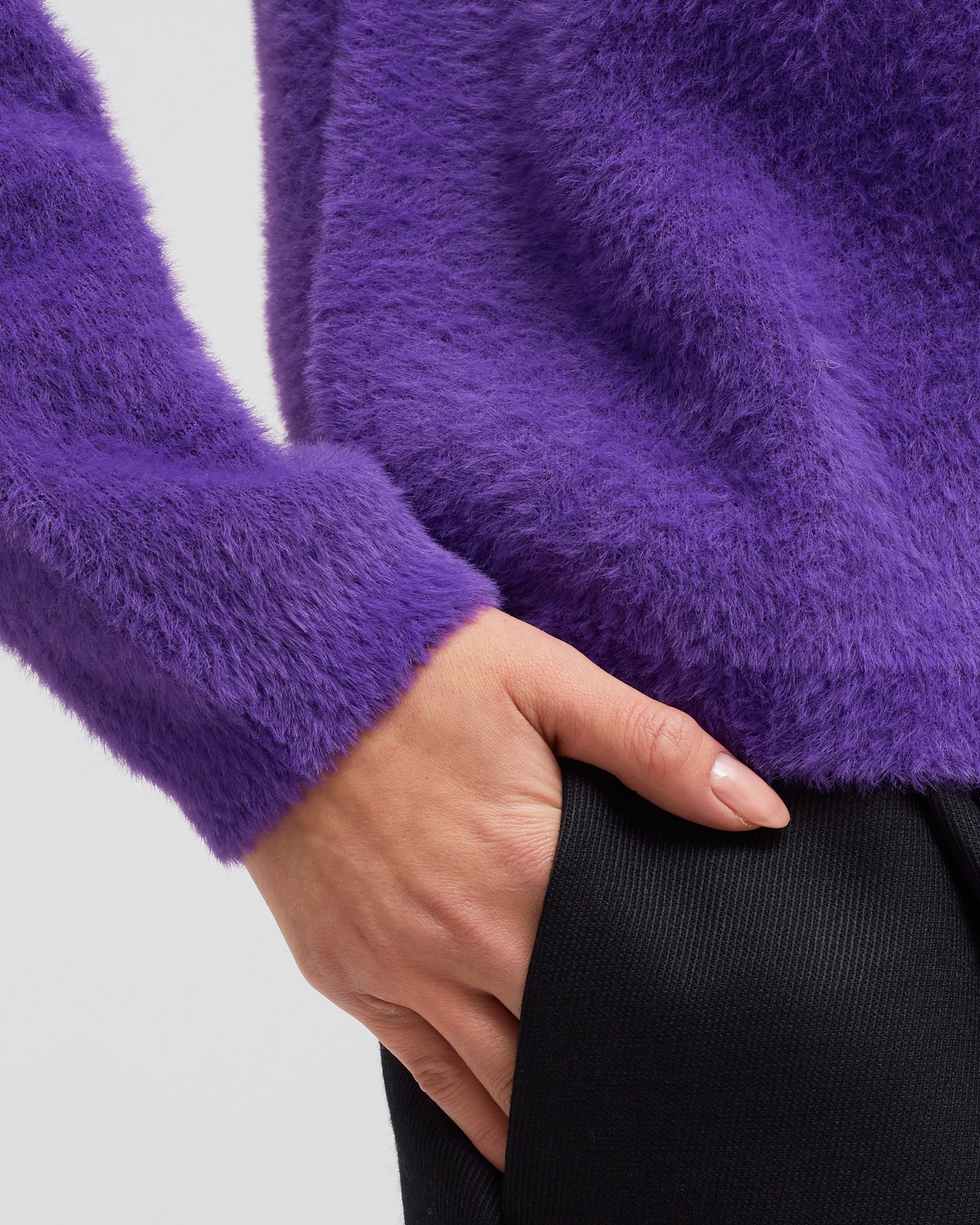 Zinnie, 1656 Printed Fluffy Knit