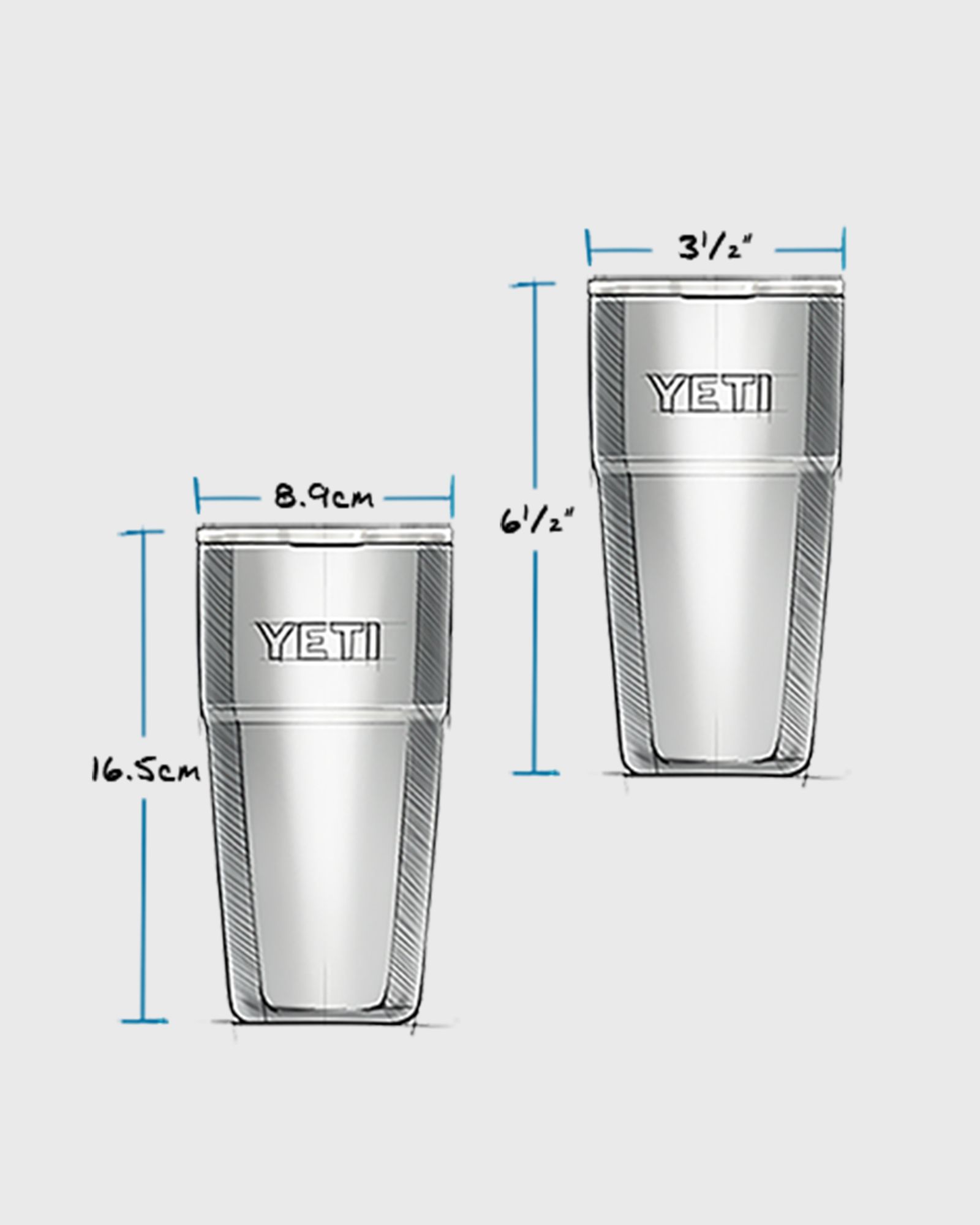 Single 16 Oz Stackable Cup