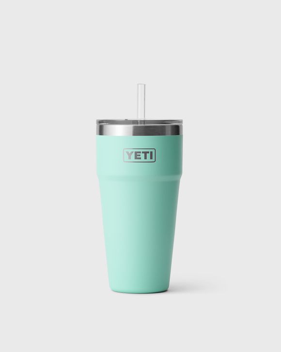 Yeti - 26 oz Rambler Stackable Cup with Straw Lid White