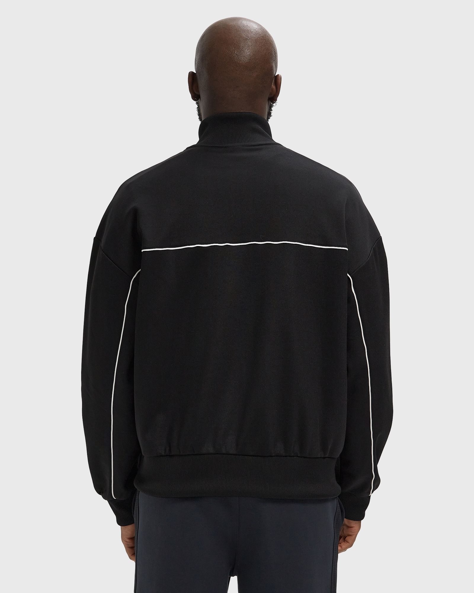 Trim Accent Zipped Sweatshirt