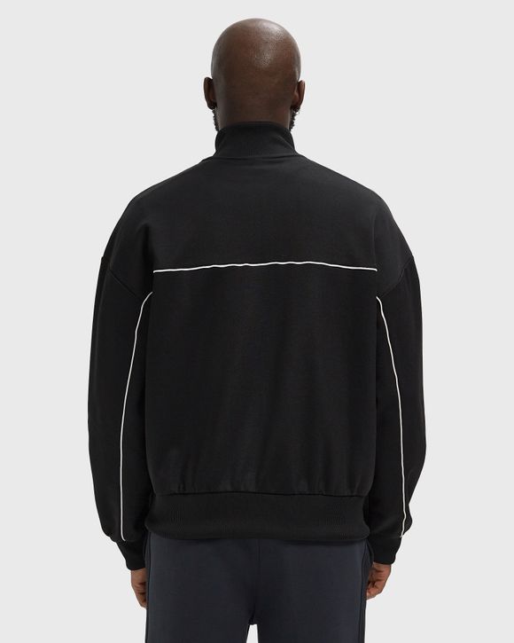 Trim Accent Zipped Sweatshirt