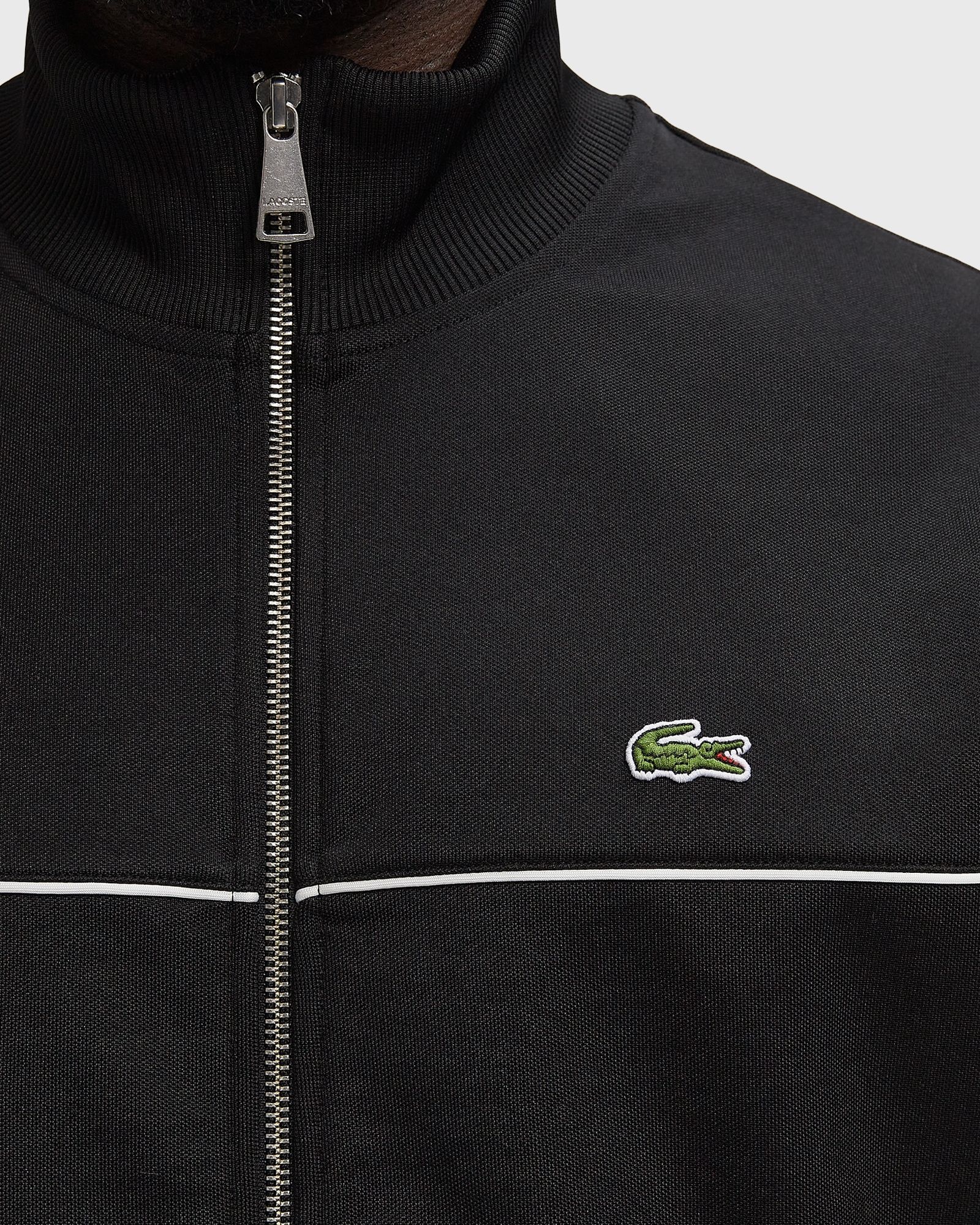 Trim Accent Zipped Sweatshirt