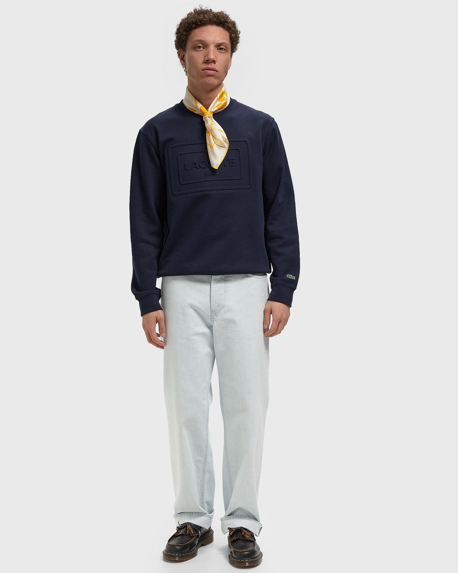 Embossed Fleece Sweatshirt