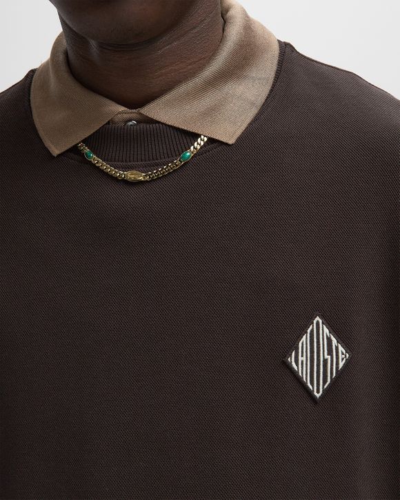 Double Face PiquÒ Badge Sweatshirt