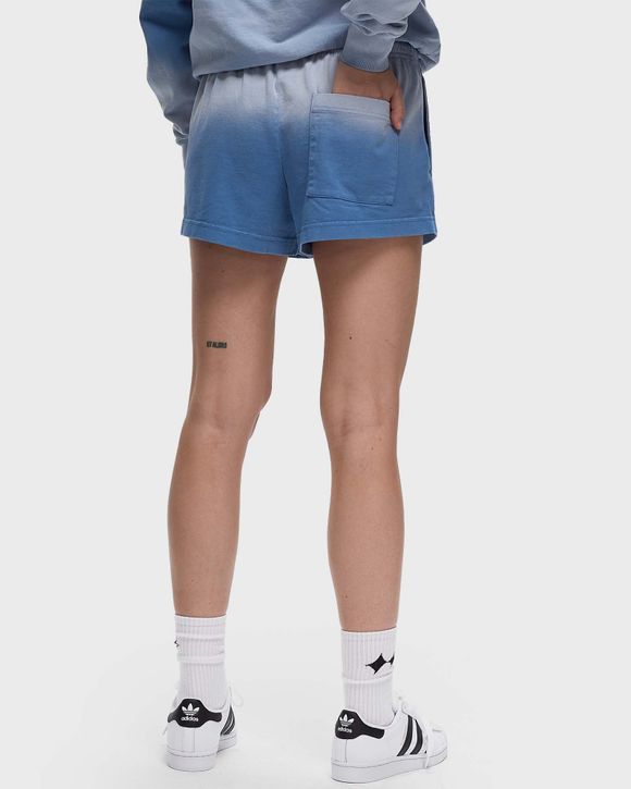 Serif Logo Embroidered Sweatpants Dip Dye