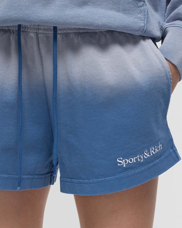Serif Logo Embroidered Sweatpants Dip Dye