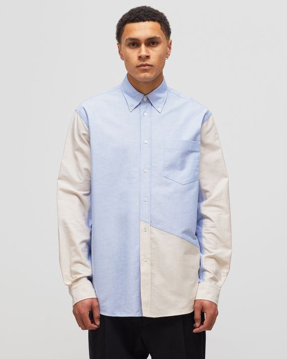 JW Anderson CLASSIC FIT PATCHWORK SHIRT Blue | BSTN Store